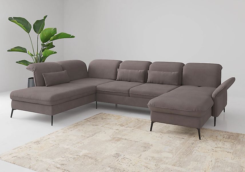 sit&more Wohnlandschaft "Emely, inkl. Sitztiefenverstellung", wahlweise mit günstig online kaufen