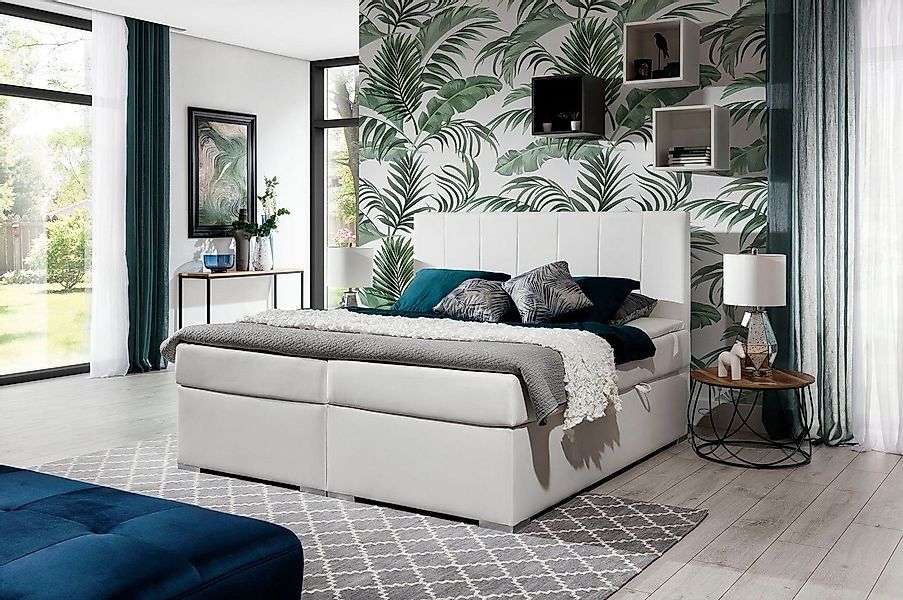 Best for Home Boxspringbett Bolero mit Bettkasten Bonellfederkern inkl. 4 c günstig online kaufen