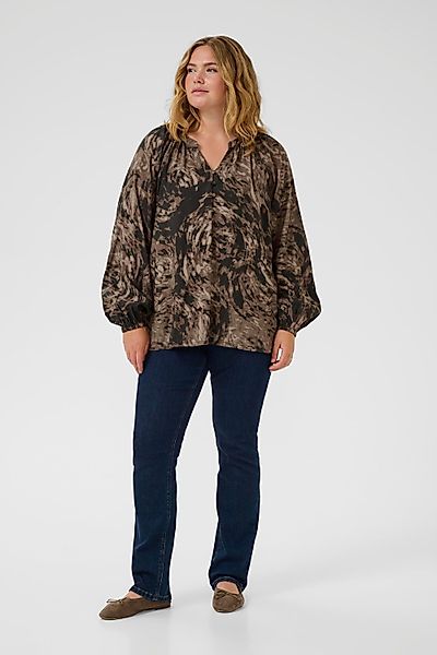 KAFFE Curve Kurzarmbluse Kurzarm-Bluse KCjamia Große günstig online kaufen