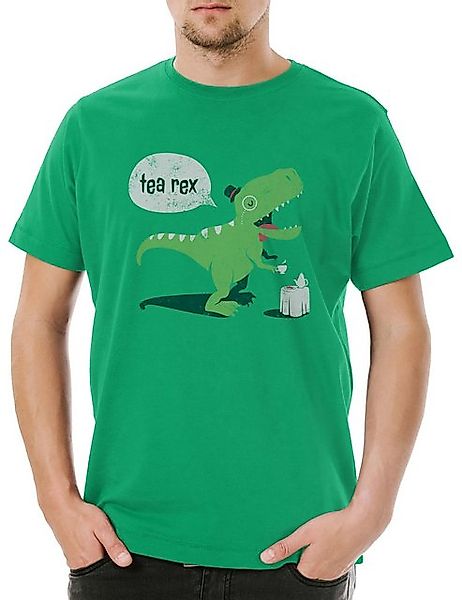 Urban Backwoods Print-Shirt Urban Backwoods Tea-Rex III Herren T-Shirt Hell günstig online kaufen