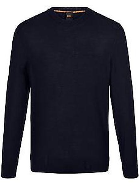 Rundhals-Pullover BOSS blau günstig online kaufen