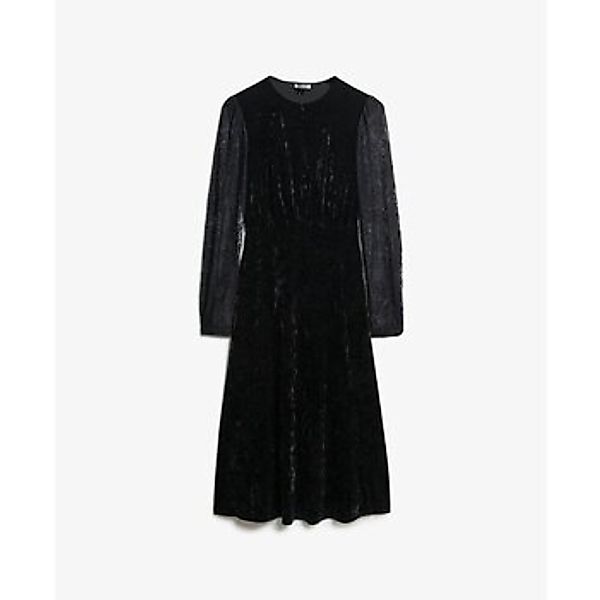 Superdry  Kleider Robe mi-longue manches en dentelle en velours femme günstig online kaufen