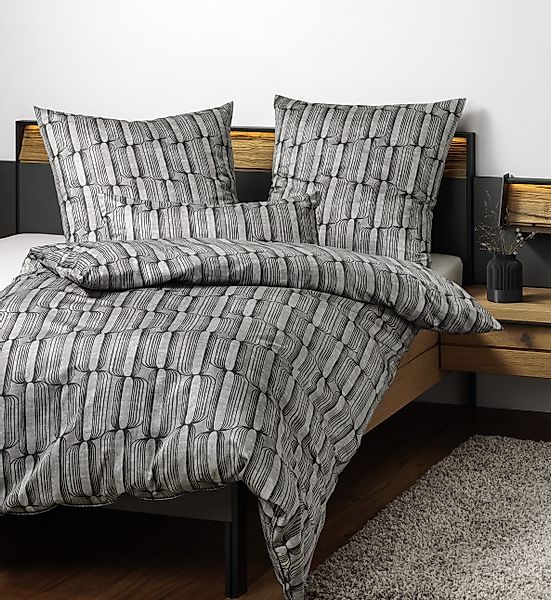 Janine Bettwäsche Interlock-Jersey-Bettwäsche Carmen S, 100% günstig online kaufen