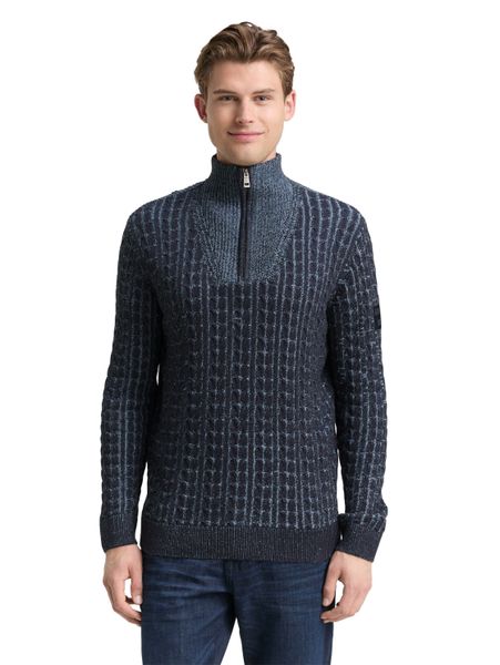 TOM TAILOR Troyer mit Rippbündchen günstig online kaufen