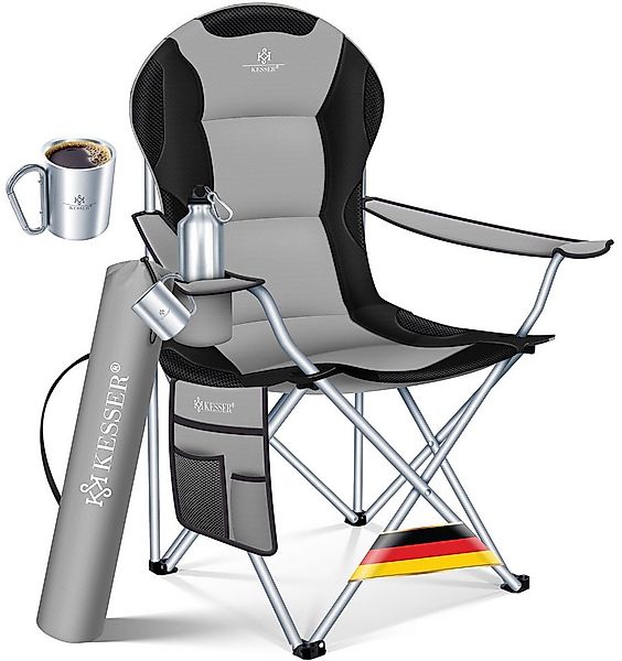 KESSER Campingstuhl, Campingstuhl faltbar bis 150kg Angelstuhl Faltstuhl Kl günstig online kaufen