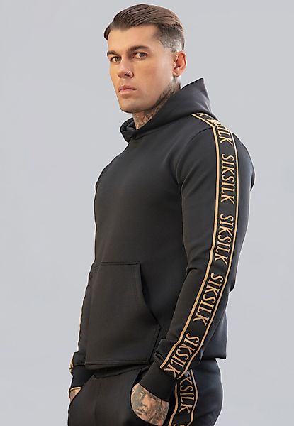 Siksilk Hoodie SikSilk Herren Schwarzer Pullover günstig online kaufen
