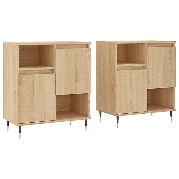 vidaXL Sideboards 2 Stk Sonoma-Eiche Holzwerkstoff 3190120 günstig online kaufen