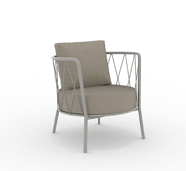 Daisy niedriger Lounge-Sessel schlamm, taupe günstig online kaufen