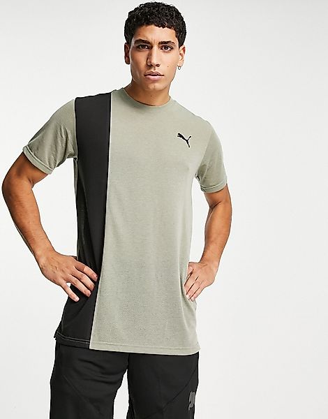 PUMA – Training Tech – T-Shirt in Grau günstig online kaufen