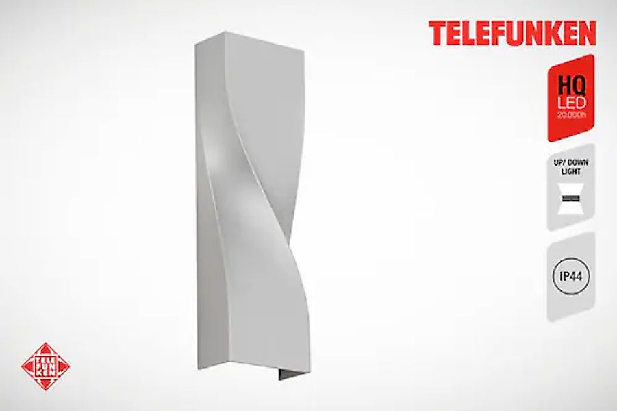 Telefunken LED Außen-Wandleuchte »BRÜGGE« günstig online kaufen
