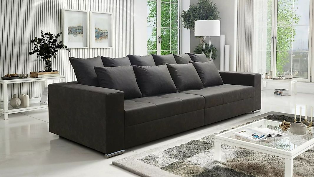 Küchen-Preisbombe Sofa Modernes Big Sofa Wohnlandschaft Couch Jumbo 4 - Gra günstig online kaufen