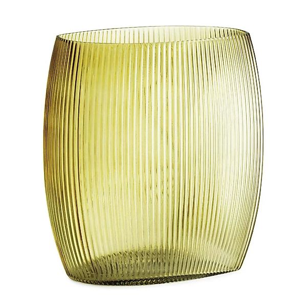 Normann Copenhagen - Tide Vase H 18cm - olive/LxBxH 16x11,5x18cm günstig online kaufen