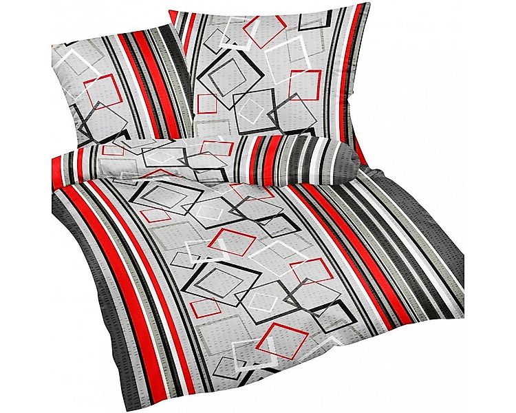 Heubergshop Bettwäsche, Seersucker, 2 teilig, 135x200cm + 80x80cm - Modern günstig online kaufen