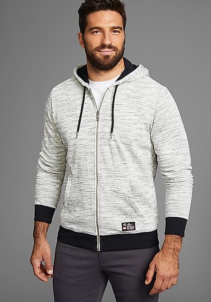Man's World Kapuzensweatjacke mit Logo auf günstig online kaufen