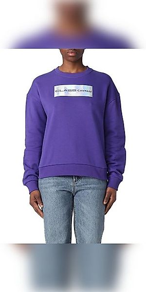 Cavalli Class Sweatshirt Cavalli Class Sweatshirt blau Damen günstig online kaufen