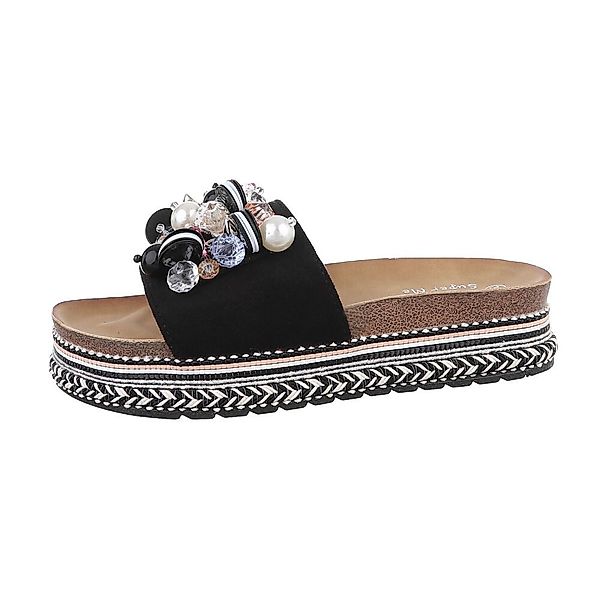 Ital-Design Damen Mules Freizeit Plateausandaletten (86017090) günstig online kaufen