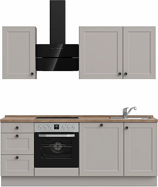 nobilia Küchenzeile ""Cascada II"" vormontiert, Breite 210 cm, Ausrichtung günstig online kaufen