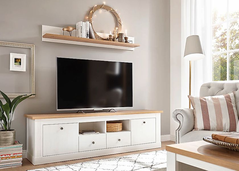 Home affaire Wohnwand "Westminster TOPSELLER" Set, Lowboard und Wandregal, günstig online kaufen