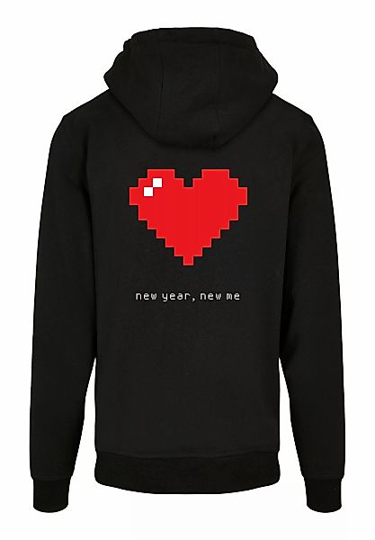 F4NT4STIC Kapuzenpullover "Pixel Herz Happy New Year Silvester", Print günstig online kaufen