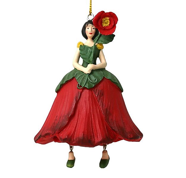 ROSEMARIE SCHULZ Heidelberg Dekofigur Blumenmädchen Mohnblume zum Hängen De günstig online kaufen