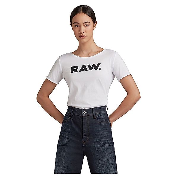 G-star Raw Slim Graphic Kurzarm T-shirt S White günstig online kaufen