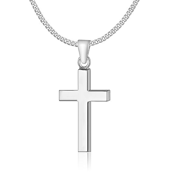 NAHLE Panzerkette Kreuz Silberkette Kreuz Kette günstig online kaufen