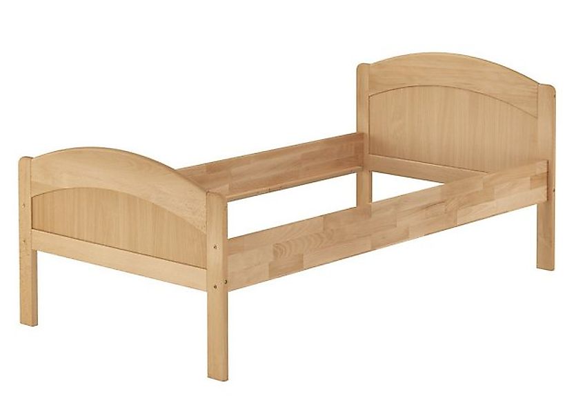 ERST-HOLZ Bett Seniorenbett Einzel Gästebett Buche massiv 90x200 geschwunge günstig online kaufen