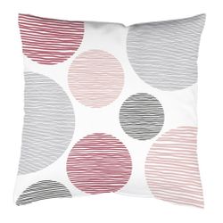 Home Basics Gardine Kissenhülle BORDEN samt, günstig online kaufen