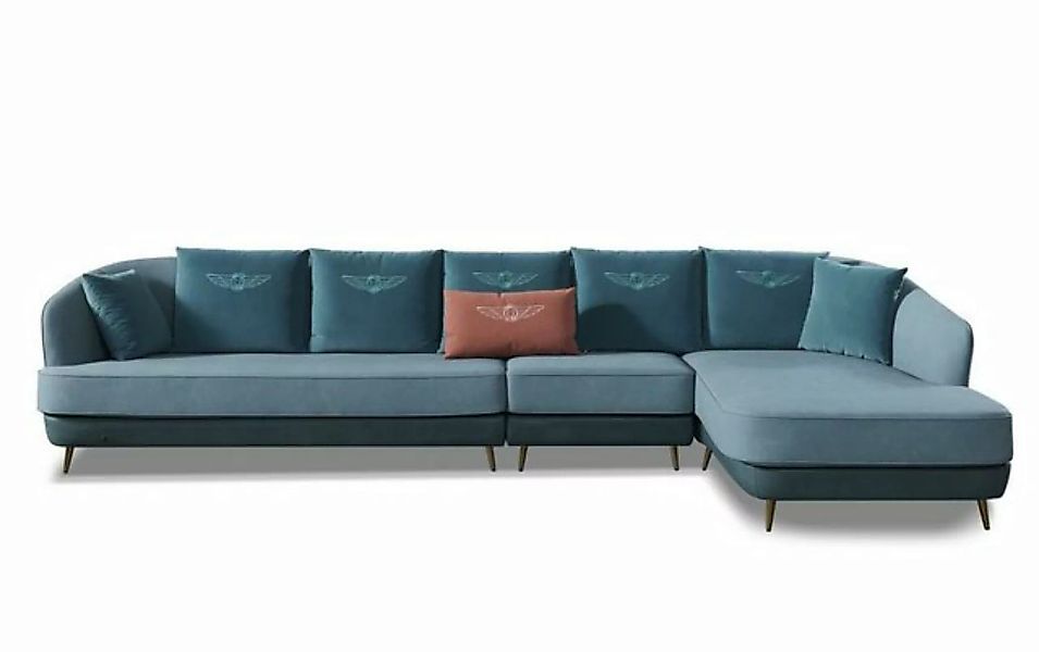 JVmoebel Ecksofa, Sofa Ecksofa L Form Wohnlandschaft Designer Couch Polster günstig online kaufen
