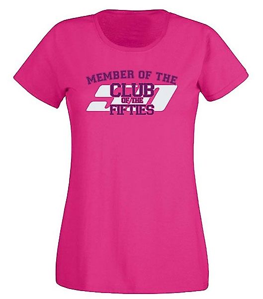 G-graphics T-Shirt Damen T-Shirt - 50 – Member of the Club of Fifties zum 5 günstig online kaufen