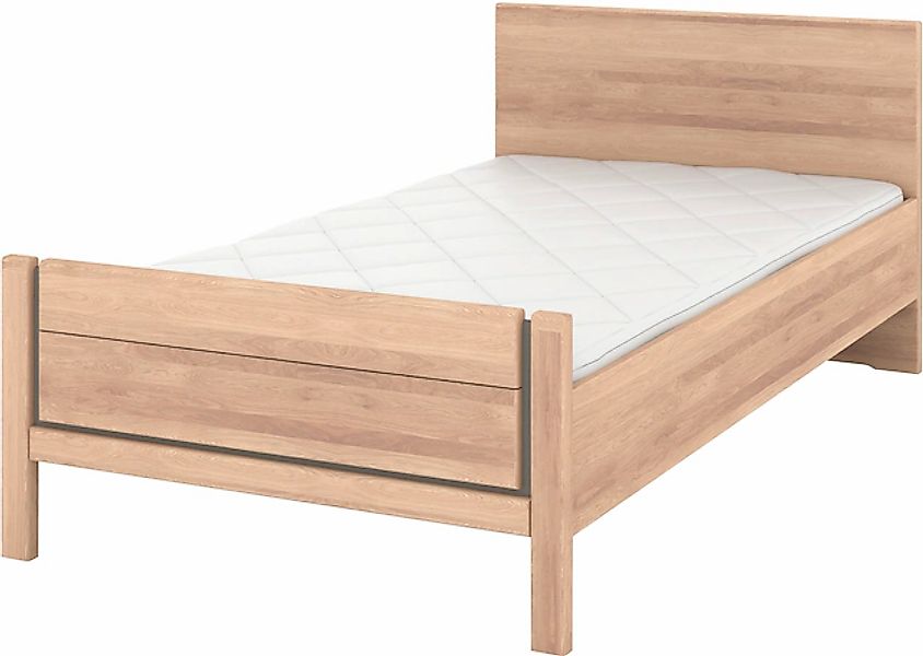 Musterring Holzbett »Sorrent, Bettgestell, Bettrahmen, teilmassiv Eiche«, ( günstig online kaufen