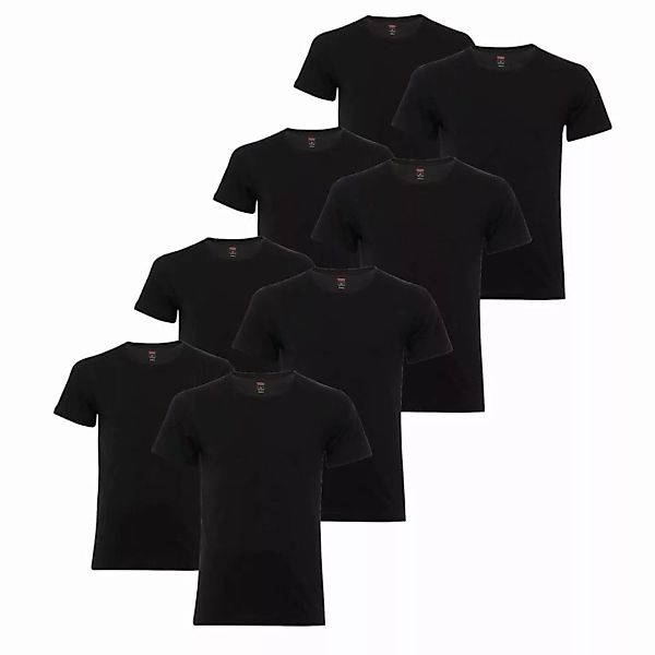 Levis Herren 8Pack T-Shirt, Rundhals oder V-Neck, Kurzarm Einfarbig (4x2er günstig online kaufen
