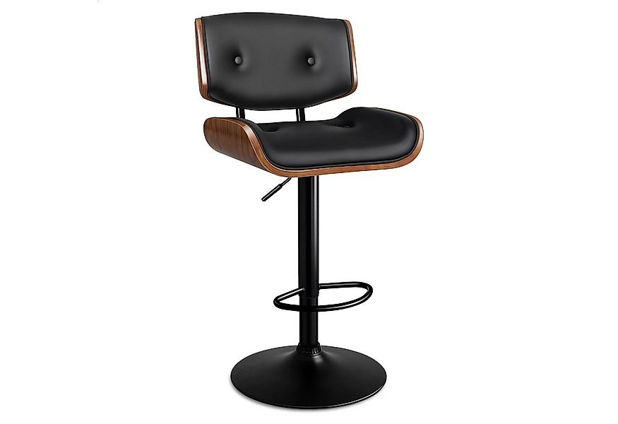 ALFORDSON Barhocker Verstellbarer, Sitzfläche aus geknöpftem PU-Leder (1er- günstig online kaufen