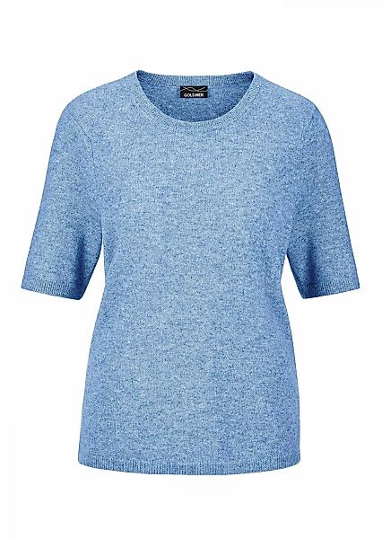 GOLDNER Kurzarmpullover "Halbarmpullover mit Rundhals aus Kaschmir" Aufwend günstig online kaufen
