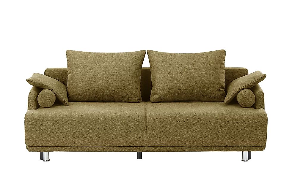 smart Sofa mit Schlaffunktion  Zamira ¦ grün ¦ Maße (cm): B: 218 H: 94 T: 9 günstig online kaufen