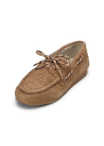 Marc O'Polo aus langhaarigem Veloursleder Bootsschuh günstig online kaufen