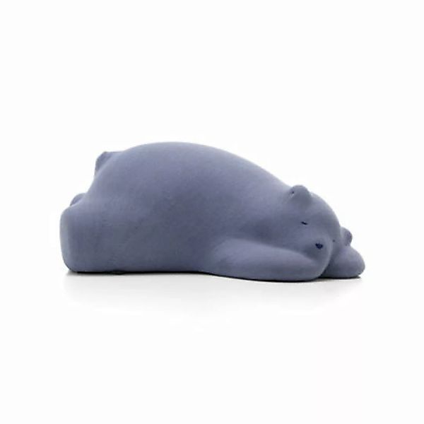 Dekoratives Objekt Resting bear textil blau / Hocker - 92 x 53 cm - Vitra - günstig online kaufen