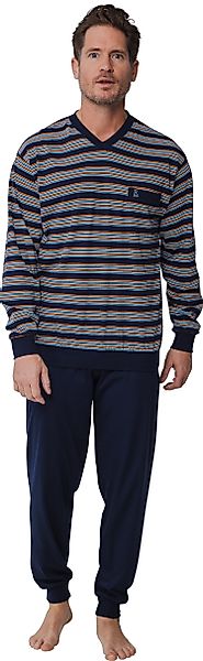 Robson Schlafanzug Herren Pyjama lang (2 günstig online kaufen