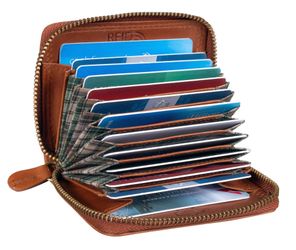 Benthill Kartenetui Echt Leder Kartenbörse für günstig online kaufen