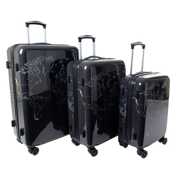 Crosstravel Kofferset Voyage, 4 Rollen, (3 günstig online kaufen