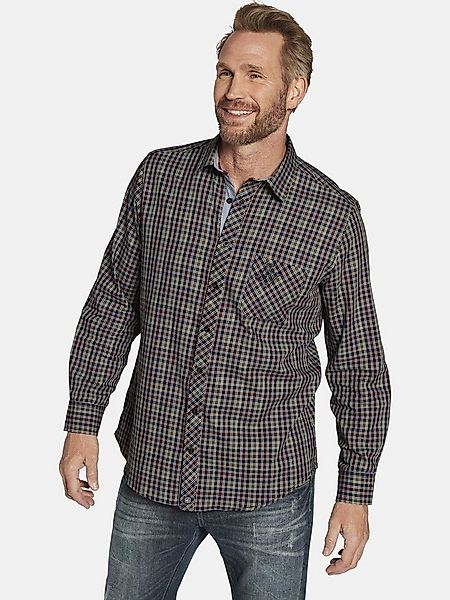Jan Vanderstorm Langarmhemd OLEKSSON im stylischen Karomuster günstig online kaufen