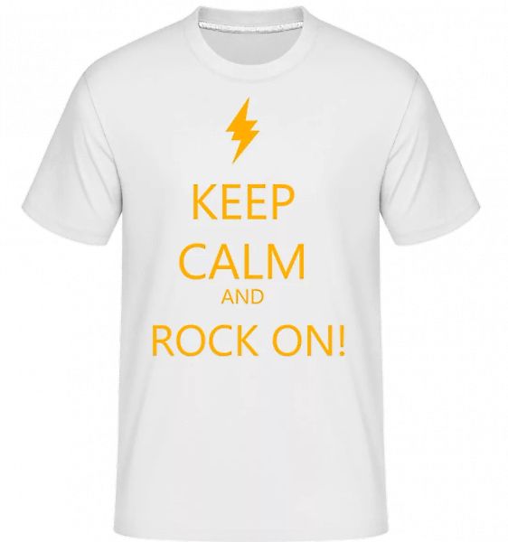 Keep Calm And Rock On! · Shirtinator Männer T-Shirt günstig online kaufen