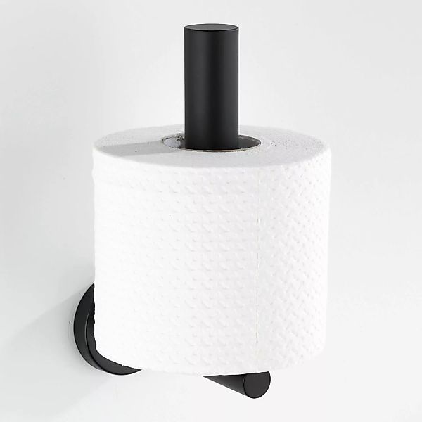 WENKO Toilettenpapier-Ersatzrollenhalter Bosio Black matt Edelstahl, rostfr günstig online kaufen