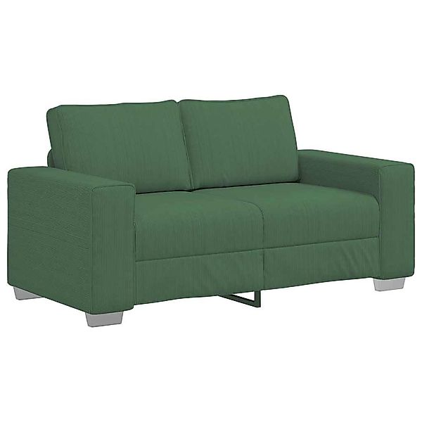 vidaXL Sofa Zweisitzer-Sofa Dunkelgrün 120 cm günstig online kaufen