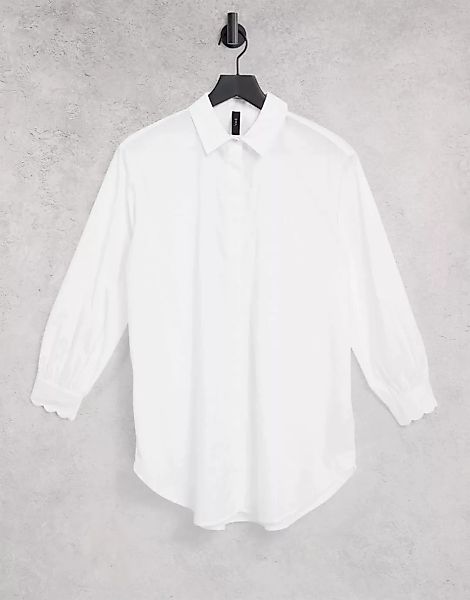 Y.A.S – Langärmliges Hemd in Weiß günstig online kaufen