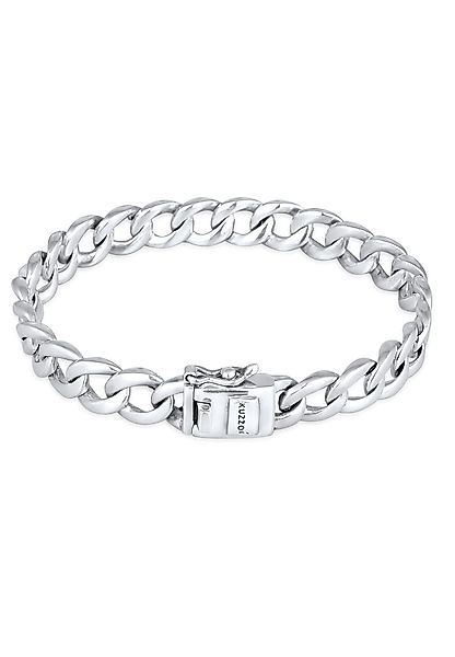Kuzzoi Silberarmband Herren Panzerkette Kastenverschluss 925 günstig online kaufen