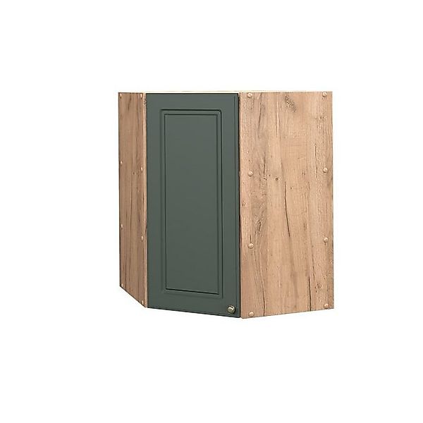 Vicco Eckhängeschrank Fame-Line, Grün-Gold Landhaus/Goldkraft Eiche, günstig online kaufen