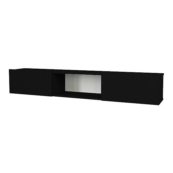 en.casa Lowboard, »Paltamo« Fernsehschrank 180x31x29,5cm Schwarz günstig online kaufen
