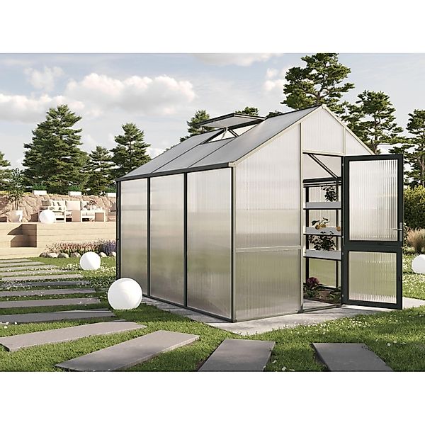 KGT Gewächshaus Tannengrün 9,59 m² günstig online kaufen