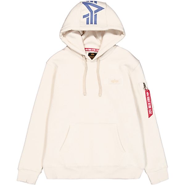 Alpha Industries  Sweatshirt Back Print Hoodie - vintage white günstig online kaufen